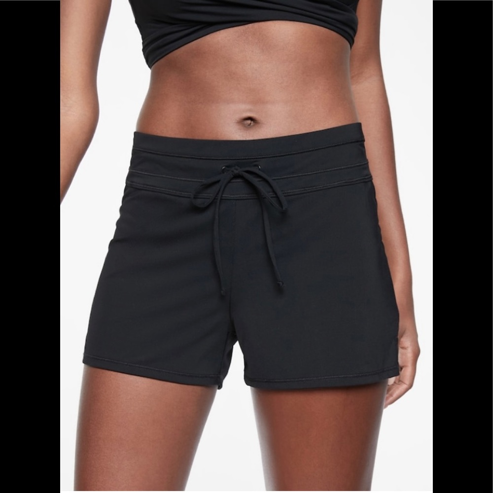 NWT-Athleta Black Lahaina Swim Short, Extra Large
